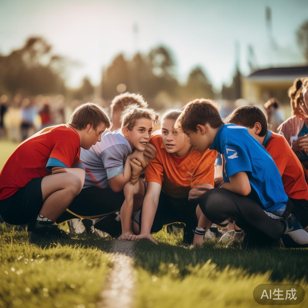 现代社会高度重视团队合作能力。体育比赛恰恰为学生提