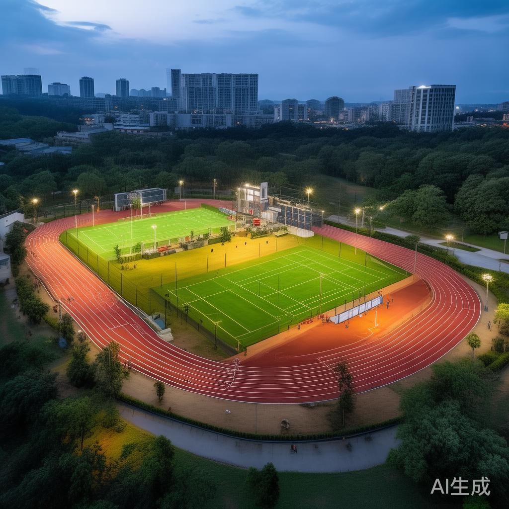 除了室内设施，博雅体育还拥有多功能的户外运动场地，